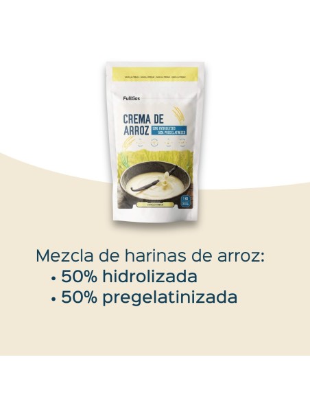 Crema de Arroz (Hidrolizada-Pregelatinizada) - Vainilla - 1kg