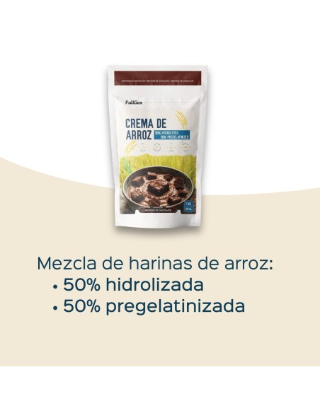 Crème de riz (hydrolysée-Pregélatinisée) - Brownie - 1kg