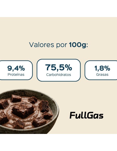Crema de Arroz (Hidrolizada-Pregelatinizada) - Brownie - 1kg