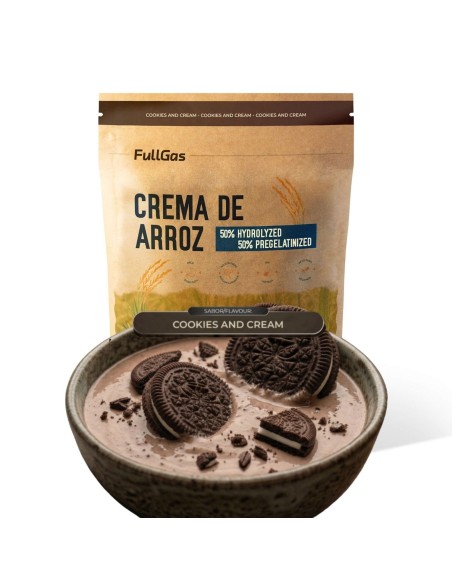 Crema de Arroz (Hidrolizada-Pregelatinizada) - Cookies & cream - 2kg
