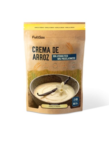 Crème de riz (hydrolysée-Pregélatinisée) - Vanille - 2kg