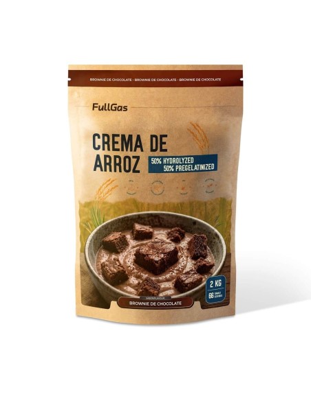 Crema de Arroz (Hidrolizada-Pregelatinizada) - Brownie - 2kg