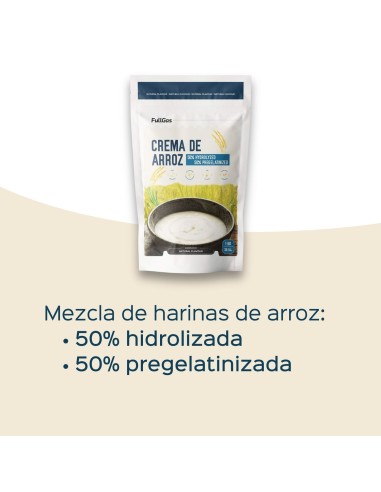 Crema de Arroz (50% Hidrolizada-50% Pregelatinizada) - Natural - 1kg