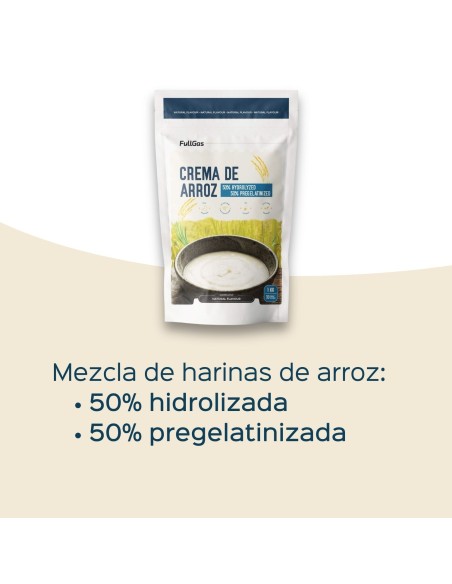 Crème de riz (50% hydrolysée-50% Pregélatinisé) - Naturel - 1kg