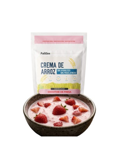 Crème de riz (hydrolysée-Pregélatinisée) - Fraise - 1kg