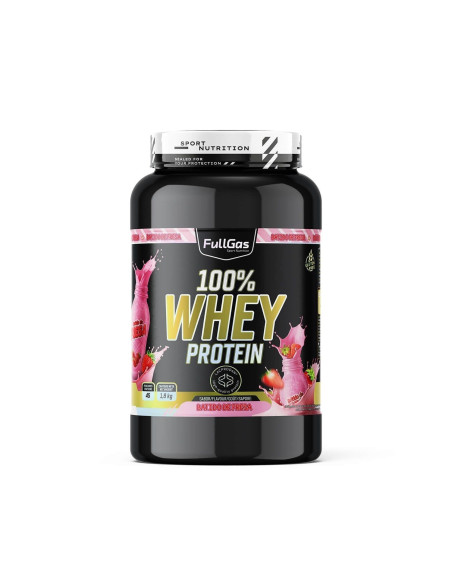 100% Whey Protein (Concentrado) - Batido de fresa - 1,8kg