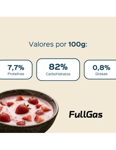 Crema de Arroz (Hidrolizada-Pregelatinizada) - Fresa - 2kg