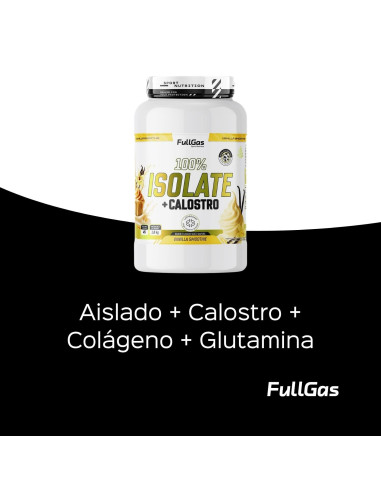 100% Isolat + colostrum - Vanilla Smoothie - 1,8kg