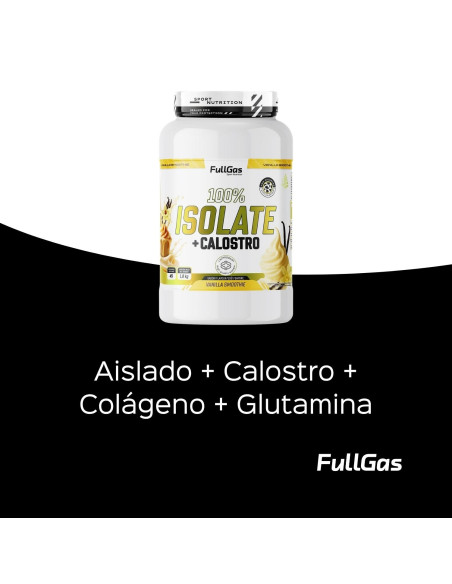 100% Isolate + Calostro - Vainilla smoothie - 1,8kg