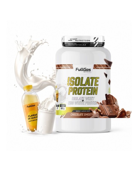 Sérum isolé + protéine d'œufs transparente - Smoothie au chocolat - 900g