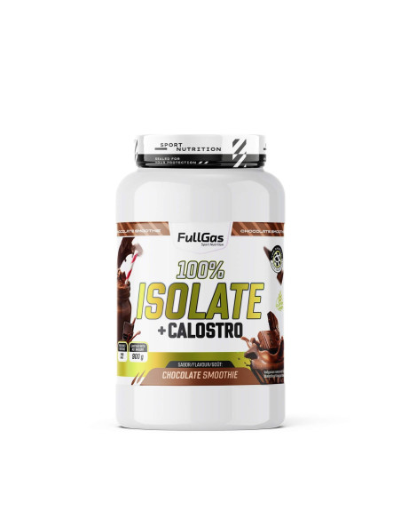 100% Isolat + colostrum - Smoothie au chocolat - 900g