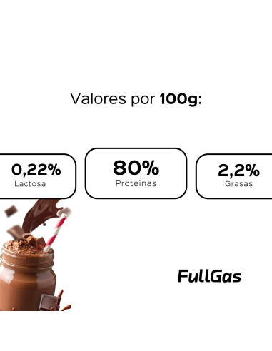 100% Isolat + colostrum - Smoothie au chocolat - 900g