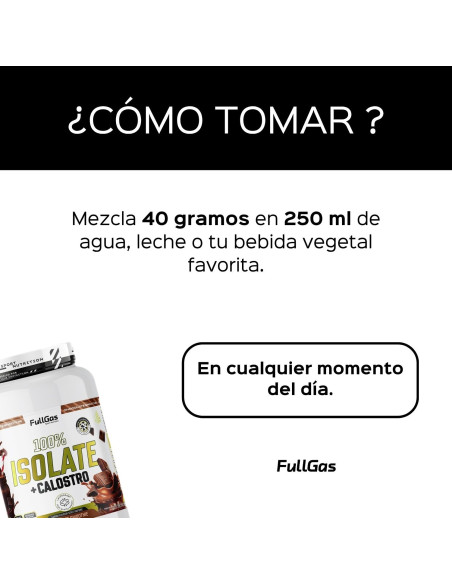100% Isolate + Calostro - Chocolate smoothie - 900g
