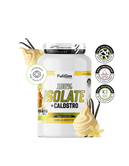 100% Isolate + Calostro - Vainilla smoothie - 900g