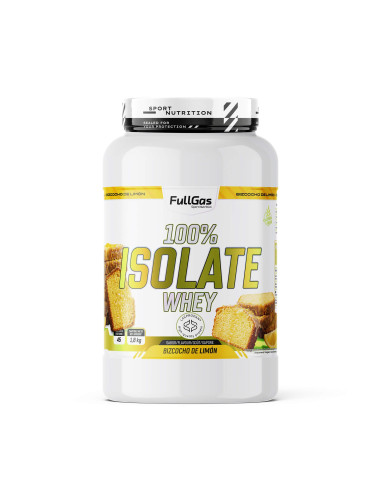100% Isolate Whey (Aislado) - Bizcocho de Limón - 1,8kg