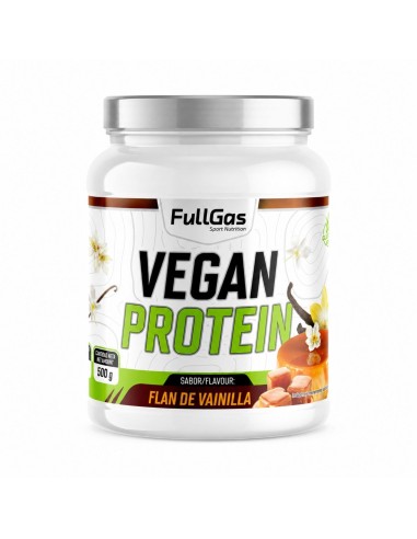 Vegan Protein (Proteína Guisante y Arroz) - Flan de Vainilla - 500g