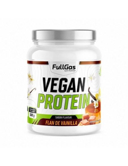 Protéine végétalienne (pois de protéines et riz) - Vanilla Flan - 500g