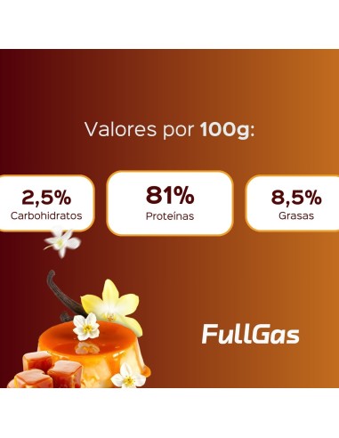 Vegan Protein (Proteína Guisante y Arroz) - Flan de Vainilla - 500g