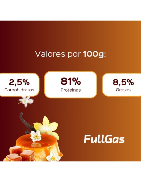 Protéine végétalienne (pois de protéines et riz) - Vanilla Flan - 500g