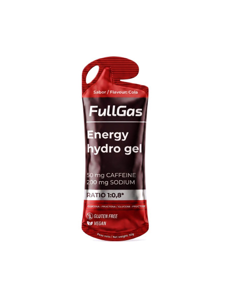 Energy hydro gel - con Cafeína - Ratio 1:0,8* - Cola - 50g