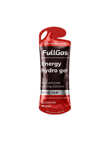 Energy Hydro Gel - pas de caféine - Ratio 1: 0,8 * - Fraise - 50g