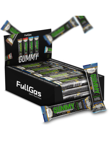 Caja 20x Gummy (Bar Gominola) - Avec de la caféine - Multifruits