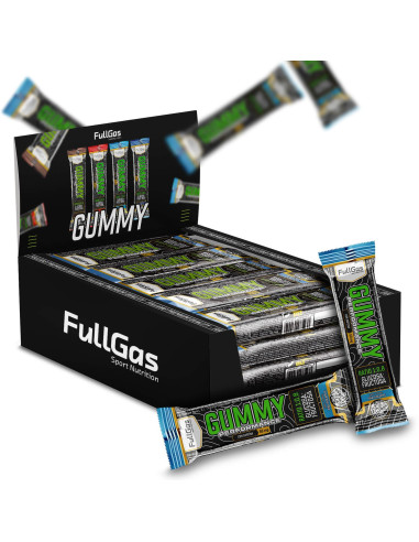 Caja 20x Gummy (Barrita de gominola) - Con cafeína - Piña