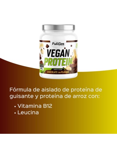Comprar Proteína Guisante-Arroz en Polvo sabor chocolate-plátano