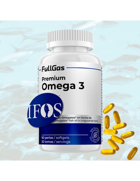Premium Omega 3 (sello IFOS™) - 90 perlas