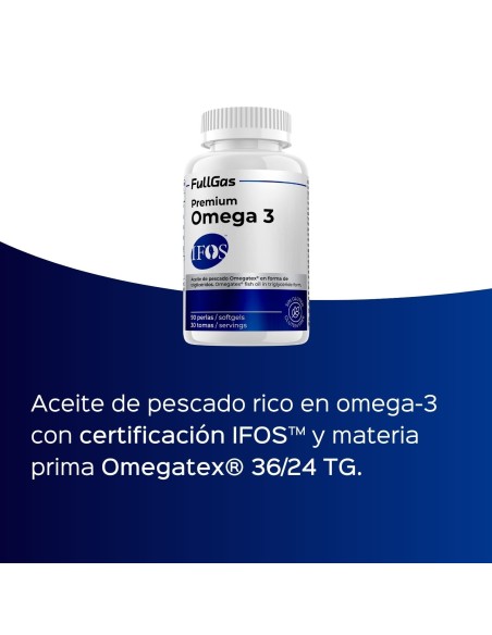 Premium Omega 3 (sello IFOS™) - 90 perlas