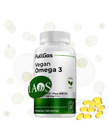 Vegan Omega 3 (sello IAOS™) - Perlas - 60 tomas