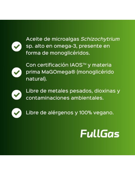 Vegan Omega 3 (sello IAOS™) - Perlas - 60 tomas