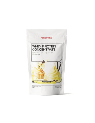 100% Whey Protein (Concentrado) - Vainilla smoothie - 454g