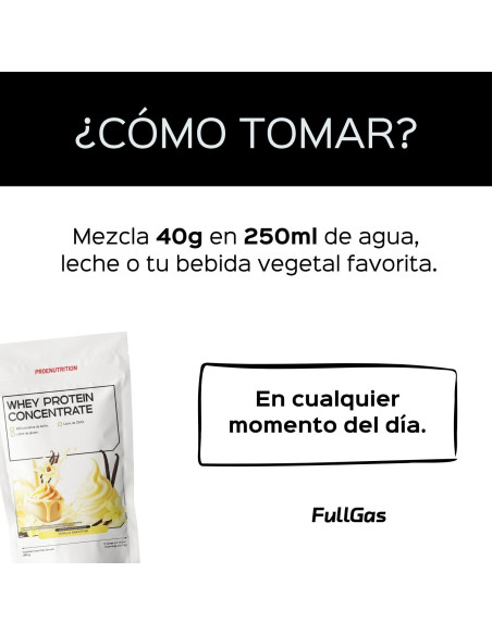 100% De protéines de lactosérum (concentré) - Smoothie à la vanille - 454g