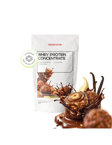 100% Whey Protein (Concentrado) - Bombón Rocher - 454g