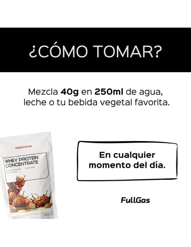 100% Whey Protein (Concentrado) - Bombón Rocher - 454g