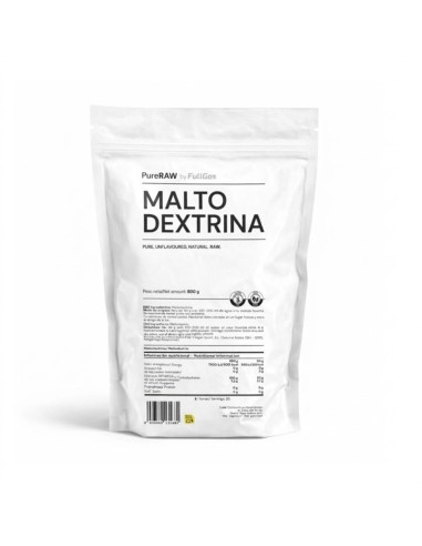 Maltodextrina en polvo - PureRAW (Sin sabor) - 800g