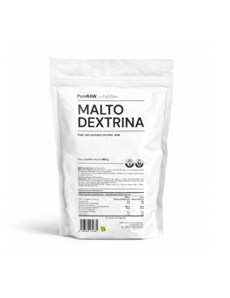 Maltodextrina en polvo - PureRAW (Sin sabor) - 800g