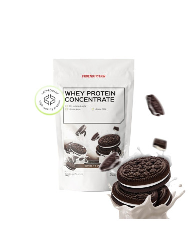 100% Whey Protein (Concentrado) - Cookies & Cream - 454g