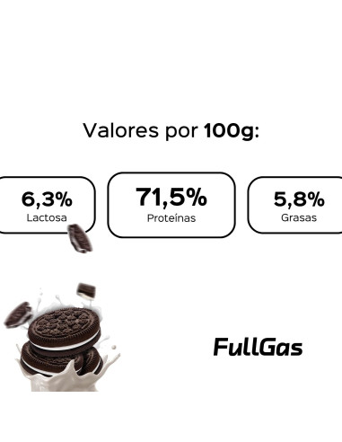 100% Whey Protein (Concentrado) - Cookies & Cream - 454g