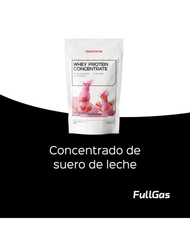 100% Protéine de lactosérum (concentré) - Smoothie à la fraise - 454g