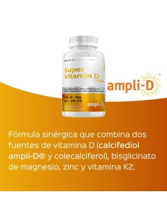Super vitamine D avec magnésium + zinc + k2 - Capsules - 30 tomas 2