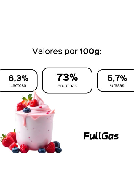 100% De protéines de lactosérum (concentré) - Yaourt Fruits de la forêt - 454g