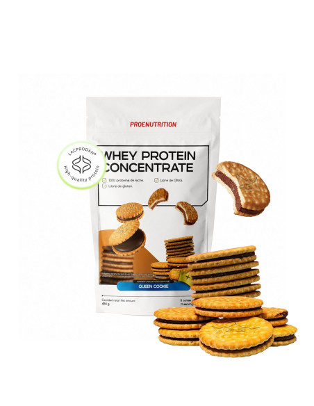 100% Whey Protein (Concentrado) - Queen Cookie - 454g