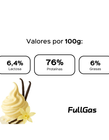 100% De protéines de lactosérum (concentré) - Smoothie à la vanille - 454g