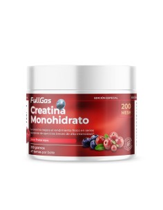 Creatine Monohydrate 200 poudre de maille - Fruits rouges - 250g