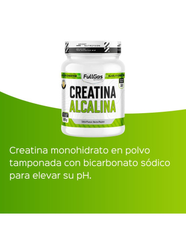Créatine alcaline en poudre - Neutre - 500g