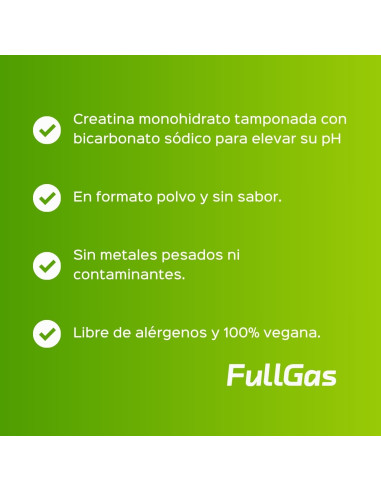 Creatina Alcalina en polvo - Neutro - 500g