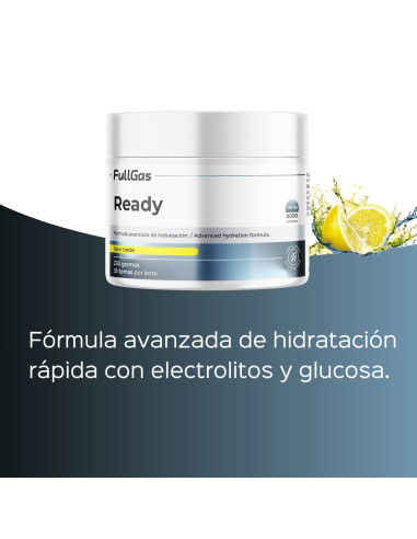 Ready (Fórmula de Hidratación Avanzada) - Limón - 250g