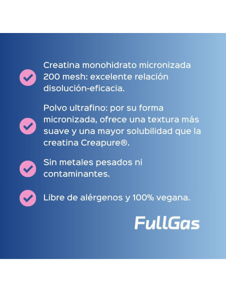 Creatine Monohydrate 200 poudre de maille - Bubblegum - 250g